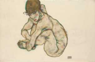 Free download Crouching Nude Girl free photo or picture to be edited with GIMP online image editor