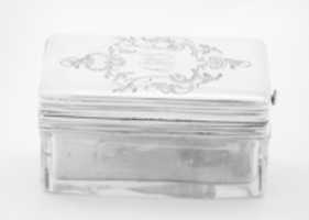 Free download Crystal box with hinged cover (part of a set) free photo or picture to be edited with GIMP online image editor