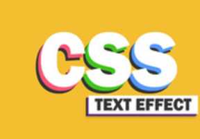 Free download CSS Text Effects free photo or picture to be edited with GIMP online image editor