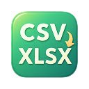 CSV to Excel  screen for extension Chrome web store in OffiDocs Chromium