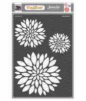 Free download CTS 571 Mum Flower Stencil A 4 free photo or picture to be edited with GIMP online image editor