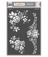 Free download CTS 572 A Bouquet Of Roses Stencil A 4 free photo or picture to be edited with GIMP online image editor