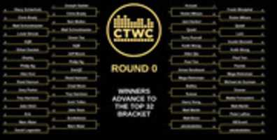 Free download CTWC Round Of 32 Bracket 10 20 19 free photo or picture to be edited with GIMP online image editor
