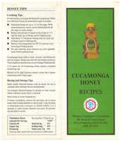 Cucamonga Honey Recipes c1994 무료 사진 또는 김프 온라인 이미지 편집기로 편집할 그림을 무료로 다운로드하세요.