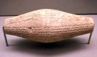 Free download Cuneiform cylinder with inscription of Nebuchadnezzar II, describing the rebuilding of Ebabbar, the temple of the sun-god Shamash at Sippar free photo or picture to be edited with GIMP online image editor