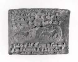 Free download Cuneiform tablet case impressed with stamp seal, for cuneiform tablet 54.117.27b: loan of silver free photo or picture to be edited with GIMP online image editor