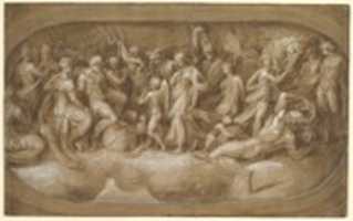Free download Cupid Presenting Psyche to the Gods free photo or picture to be edited with GIMP online image editor