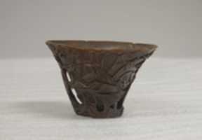 Free download Cup with a Flower and Bird Scene free photo or picture to be edited with GIMP online image editor