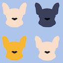 Cute Frenchie  screen for extension Chrome web store in OffiDocs Chromium