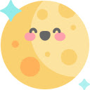 Cute Moon in Trouble  screen for extension Chrome web store in OffiDocs Chromium