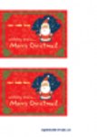 Download gratuito Simpatico modello di cartolina di Natale di Babbo Natale DOC, XLS o PPT gratuito da modificare con LibreOffice online o OpenOffice Desktop online