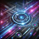 Cyber Neon Theme  screen for extension Chrome web store in OffiDocs Chromium