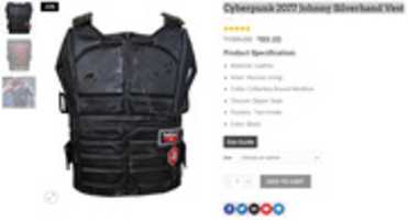 Free download Cyberpunk 2077 Johnny Silverhand Vest free photo or picture to be edited with GIMP online image editor