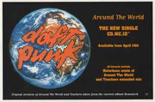 Free download Daft Punk; Around The World Advertisement  free photo or picture to be edited with GIMP online image editor