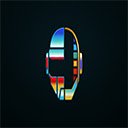Daft Punk Helmets Theme HD  screen for extension Chrome web store in OffiDocs Chromium