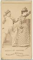 Free download Dailly et Lavigne, from the Actors and Actresses series (N45, Type 1) for Virginia Brights Cigarettes free photo or picture to be edited with GIMP online image editor