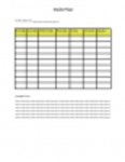 Free download Daily Plan DOC, XLS or PPT template free to be edited with LibreOffice online or OpenOffice Desktop online