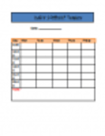 Descărcare gratuită șablon de programare zilnică în fișierul Word {doc} șablon DOC, XLS sau PPT pentru a fi editat gratuit cu LibreOffice online sau OpenOffice Desktop online