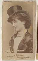 Free download Daisy Murdock, from the Actors and Actresses series (N45, Type 1) for Virginia Brights Cigarettes free photo or picture to be edited with GIMP online image editor