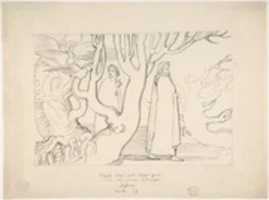 Free download Dante and Virgil in the Suicidal Wood free photo or picture to be edited with GIMP online image editor