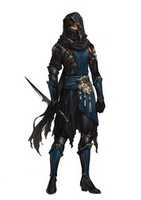 הורדה חינם Dark Blue Assassin - יצירות אמנות תמונה או תמונה בחינם לעריכה עם עורך התמונות המקוון GIMP