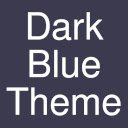 DarkBlueTheme  screen for extension Chrome web store in OffiDocs Chromium