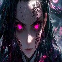 Dark Nezuko Kamado Live Wallpaper  screen for extension Chrome web store in OffiDocs Chromium