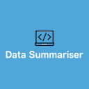 Data Summarizer  screen for extension Chrome web store in OffiDocs Chromium