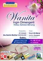 Descarga gratis Dauroh Sumpiuh Robiul Awwal 1436 H - Wanita Ingin Dimengerti Walau Sehelai Benang Al Ustadz Abu Nasim Mukhtar foto o imagen gratis para editar con el editor de imágenes en línea GIMP