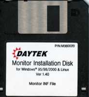 Free download Daytek Monitor Installation Disk Floppy free photo or picture to be edited with GIMP online image editor