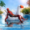 Deadpool Swimming Pool Live Wallpaper New Tab  screen for extension Chrome web store in OffiDocs Chromium