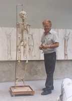 Free download Deane G. Keller Lecturing with Skeleton free photo or picture to be edited with GIMP online image editor