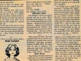 Free download Dear Heloise Newspaper Clipping 1987 Probably Texas free photo or picture to be edited with GIMP online image editor