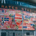 Decorated Wall of Emirates Stadium  screen for extension Chrome web store in OffiDocs Chromium