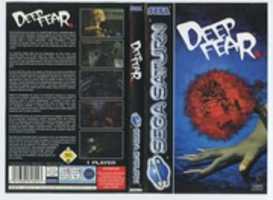 Free download Deep Fear - Sega Saturn PAL - 48bit 1200dpi cover, discs scans free photo or picture to be edited with GIMP online image editor