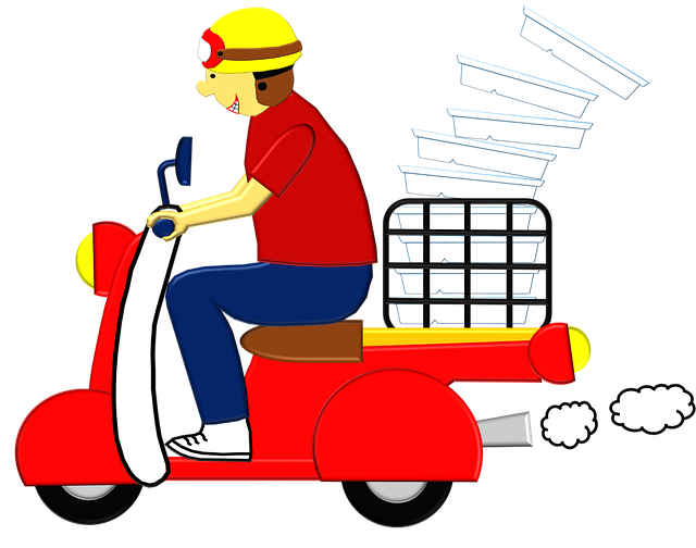 Free download Delivery Motorbicycle Autobicycle -  free illustration to be edited with GIMP free online image editor