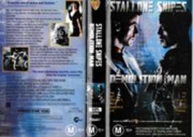 Free download Demolition Man 1994 VHS Cover Art free photo or picture to be edited with GIMP online image editor