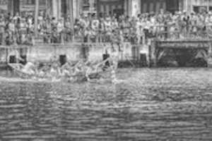 Free download Denver Art Gallery Itoman Dragon Boat Race In Okinawa Japan 1109 L 1 BW free photo or picture to be edited with GIMP online image editor