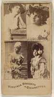 Free download Depoix, Gymnase/ Lea D Ascot, Paris/ Dutailly, Variettees/ Mily-Meyer, Des Bouffes, from the Actors and Actresses series (N45, Type 4) for Virginia Brights Cigarettes free photo or picture to be edited with GIMP online image editor