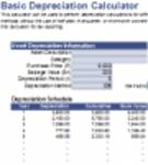 Download grátis Calculadora de depreciação DOC, modelo XLS ou PPT grátis para ser editado com o LibreOffice online ou OpenOffice Desktop online