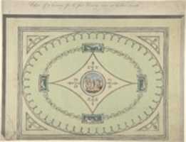 Free download Design for a Ceiling for the First Drawing Room at Culzean Castle, Ayrshire free photo or picture to be edited with GIMP online image editor