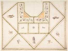 Free download Design for a Ceiling in Pompeian Style free photo or picture to be edited with GIMP online image editor