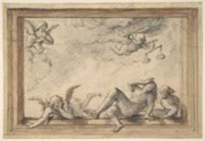 Free download Design for a ceiling with an allegory of Justice free photo or picture to be edited with GIMP online image editor