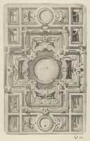 Free download Design for a Ceiling with Strapwork and a Cross-shaped Center free photo or picture to be edited with GIMP online image editor
