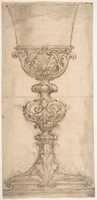 Free download Design for a Chalice with Acanthus and Shell Decoration. free photo or picture to be edited with GIMP online image editor