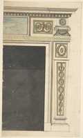 Free download Design for a Chimneypiece, possibly for Melbourne House (now Albany), Piccadilly, London free photo or picture to be edited with GIMP online image editor