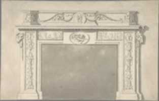 Free download Design for a Classical Chimneypiece with Rams Heads, and Leda and the Swan. free photo or picture to be edited with GIMP online image editor