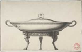 Free download Design for a Covered Footed Serving Dish free photo or picture to be edited with GIMP online image editor