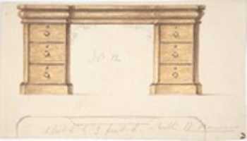 Free download Design for a Desk with Two Sets of Drawers free photo or picture to be edited with GIMP online image editor