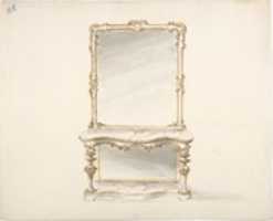 Free download Design for a Mirrored Marble Table Ornamented with Gold free photo or picture to be edited with GIMP online image editor